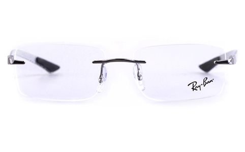 ray ban rimless glasses